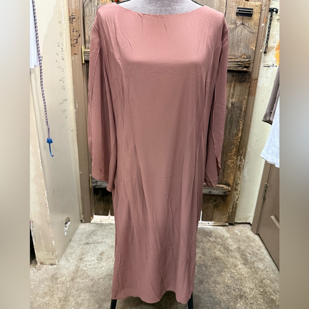 Grace Karin Dusty Rose Long Sleeve Dress